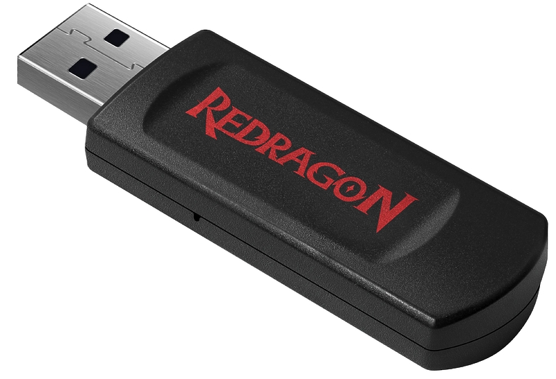 Беспроводная игровая гарнитура Redragon NOMEN черно-красная артикул 324007Si-1 фото 14