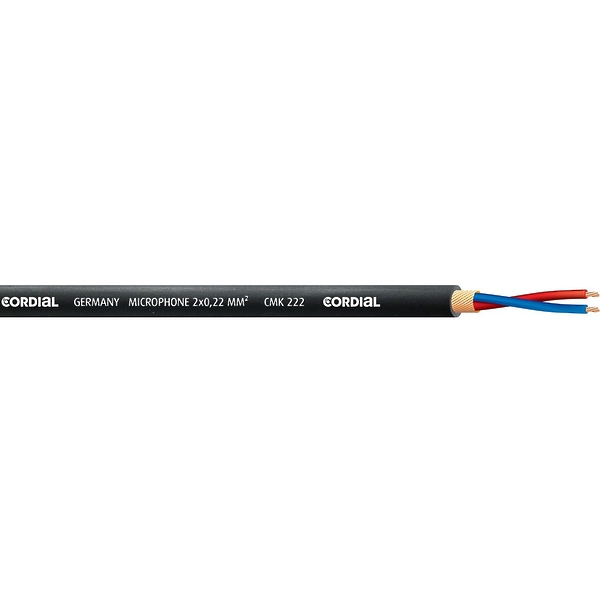 Микрофонный кабель Cordial CMK 222 BLACK FRNC артикул 300439Si-1