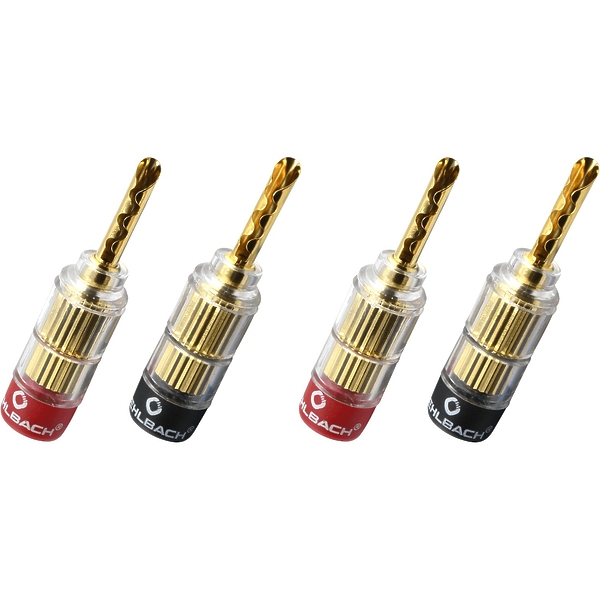 Разъем Oehlbach EXCELLENCE Banana Solution Tube 5, gold - 4 pc, D1C3021 артикул 281246Si-1