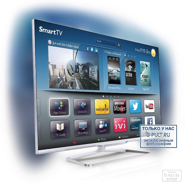 LED телевизор Philips 55PFL7108S/60 артикул 104341Si-1 фото 4
