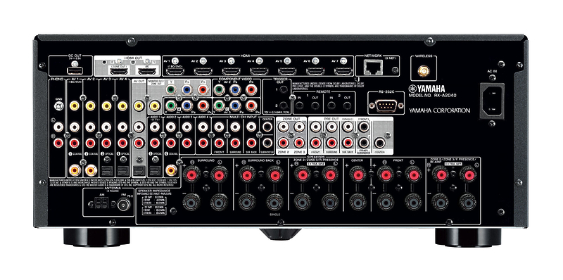 AV ресивер Yamaha RX-A2040 titanium артикул 108956Si-1 фото 4