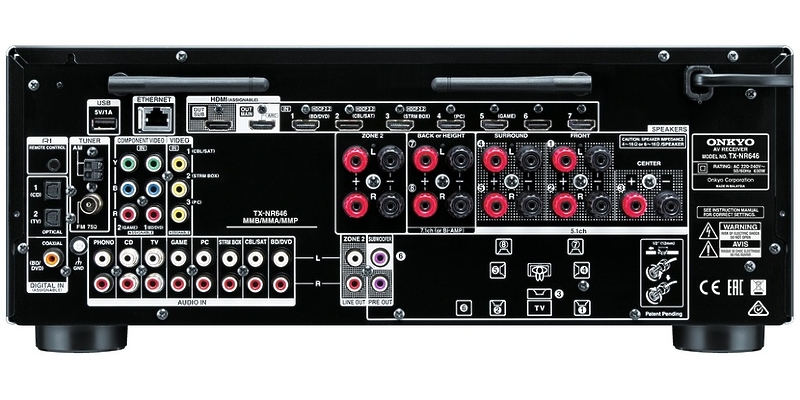 AV ресивер Onkyo TX-NR646 silver артикул 121649Si-1 фото 7