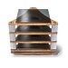 Подставка под ТВ и HI-FI Naim FRAIM Level "Tall" ch/al
