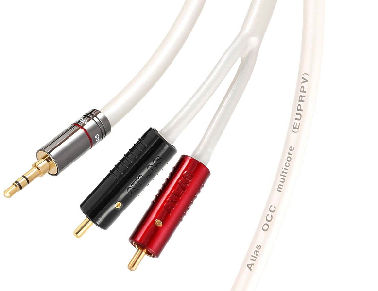 Межкомпонентный кабель Atlas Equator Metik 3.5 - Achromatic RCA 1:2 - 1.50m артикул 244030Si-1