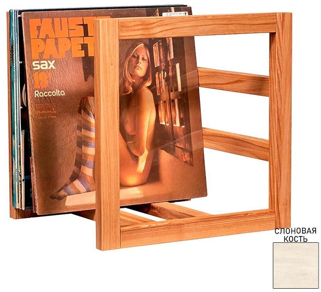 Стойка для хранения виниловых пластинок VOXmodule Vinyl Stand 06 ivory артикул 239602Si-1