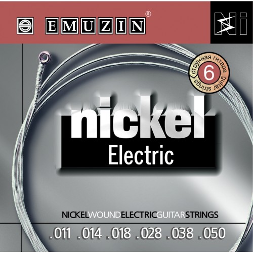 Струны для электрогитары Emuzin Nickel Electric 6n 11-50 артикул 291288Si-1