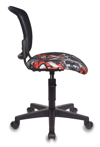 Кресло Бюрократ CH-296NX/GRAFFITY (Children chair CH-296NX black seatblack graffity cross plastic) артикул 263408Si-1 фото 4