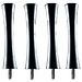Ножки Quadraspire Columns X reference, Black 350мм (4 шт)