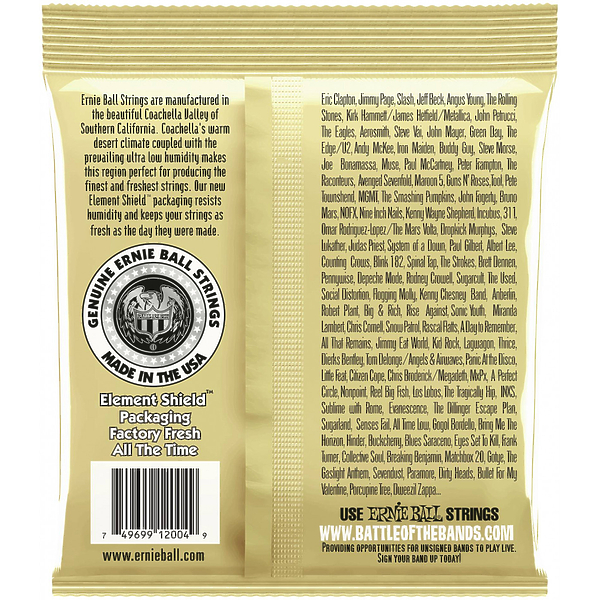 Струны для акустической гитары Ernie Ball 2004 Earthwood артикул 291573Si-1 фото 3