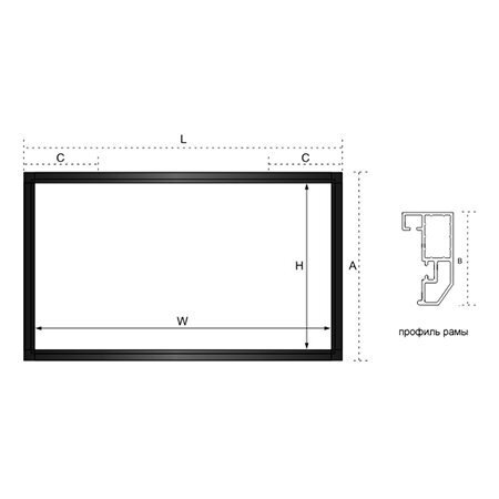 Экран Classic Solution Premier Draco (4:3) 305х229 (F 305x229/3 HG-PD/S) артикул 175774Si-1 фото 5