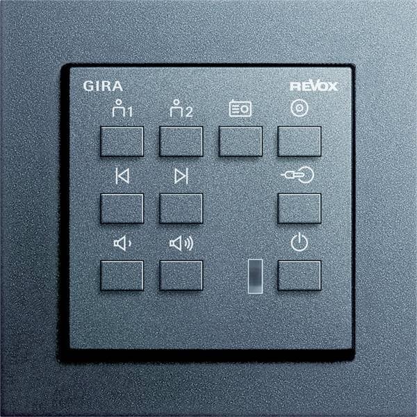Настенная панель управления Revox Voxnet wall control 218, anthracite артикул 203280Si-1