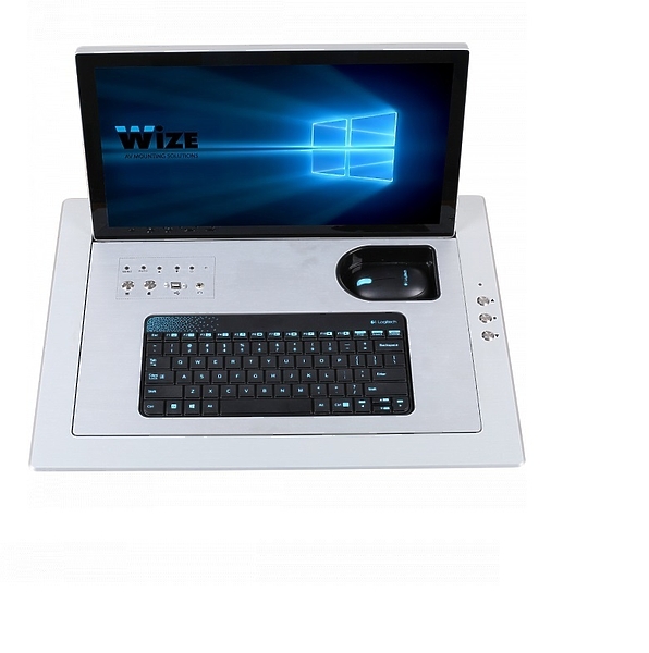 Моторизированный монитор Wize Pro WR-17FL silver артикул 237456Si-1 в интернет-магазине «HiFiRussia»