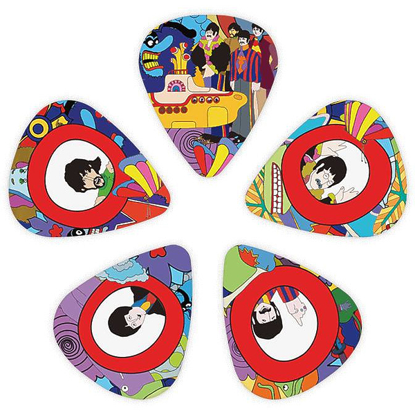 Медиаторы Planet Waves 1CWH4-10B7 серия Beatles, Yellow Submarine, Medium, 10 шт артикул 290865Si-1