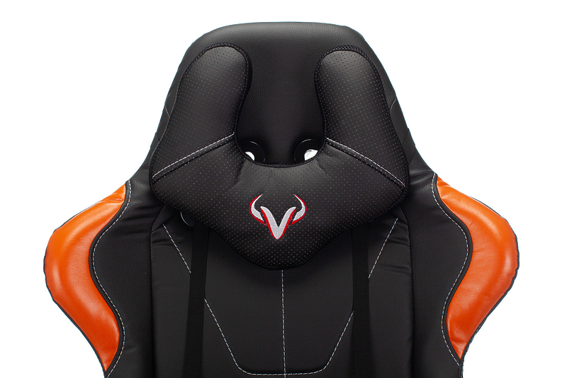 Кресло Zombie VIKING 5 AERO ORANGE (Game chair VIKING 5 AERO black/orange eco.leather headrest cross plastic) артикул 263471Si-1 фото 17