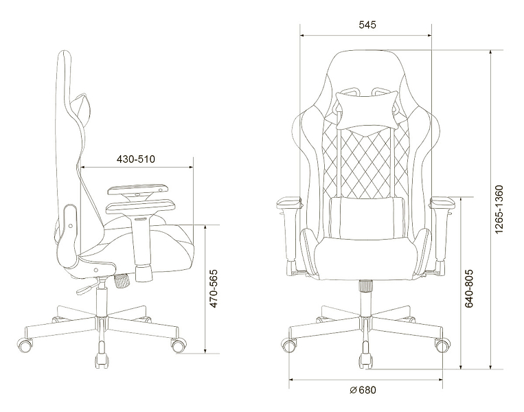 Кресло Zombie VIKING 7 KNIGHT BL (Game chair VIKING 7 KNIGHT Fabric blue textile/eco.leather headrest cross metal) артикул 263416Si-1 фото 11
