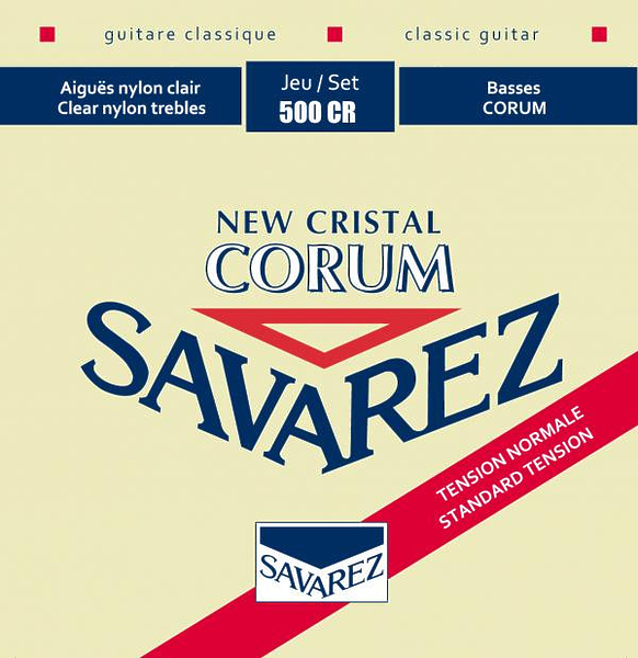 Струны для гитары Savarez 500CR  Corum New Cristal Red артикул 279481Si-1