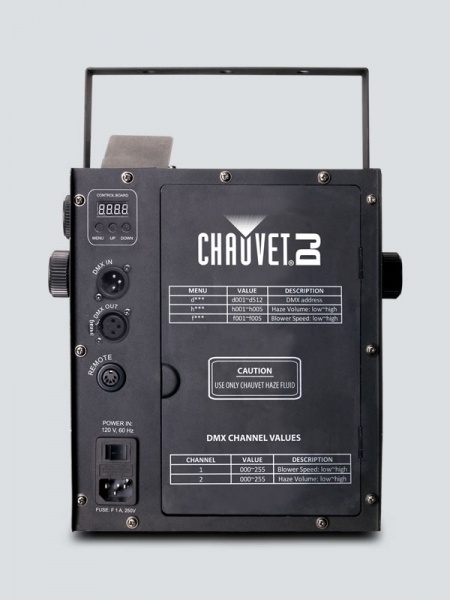 Генератор эффектов Chauvet Hurricane Haze 2D артикул 152499Si-1 фото 3