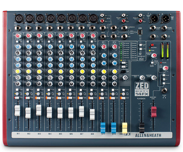 Микшер Allen&Heath ZED60-14FX артикул 108602Si-1