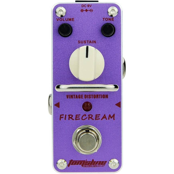 Педаль эффектов Tomsline AFM-3 FIRECREAM Vintage Distortion артикул 292806Si-1