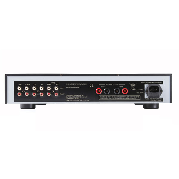 Стереоусилитель Exposure 1010 Int Amp black артикул 324698FV-1 фото 3
