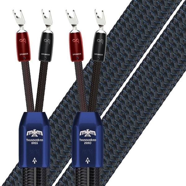 Акустический кабель AudioQuest ThunderBird ZERO with ThunderBird Bass BiWire Spade 2.5m артикул 191536Si-1