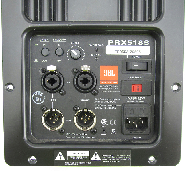 Сабвуфер JBL PRX 518S артикул 162881Si-1 фото 4