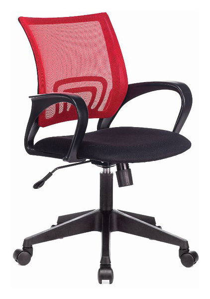 Кресло Бюрократ CH-695N/R/TW-11 (Office chair CH-695N red TW-35N seatblack TW-11 mesh/fabric cross plastic) артикул 263285Si-1
