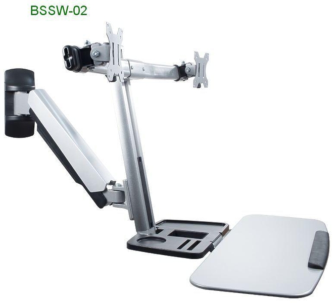 Настенное рабочее место ErgoFount BSSW-02 артикул 266702Si-1 фото 9