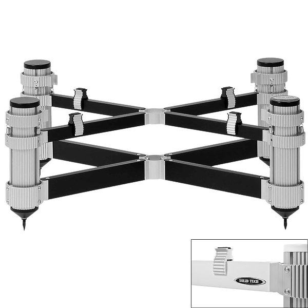 Подставка под Hi-Fi компоненты Solid Tech Rack of Silence 1 Reference White/Silver артикул 228343Si-1