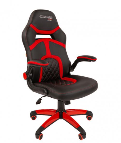 Кресло игровое Chairman game 18 00-07069664 Black/Red артикул 269956Si-1