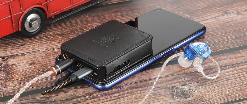 Чехол Hidizs DH80S Leather Case Black артикул 325080Si-1 фото 4