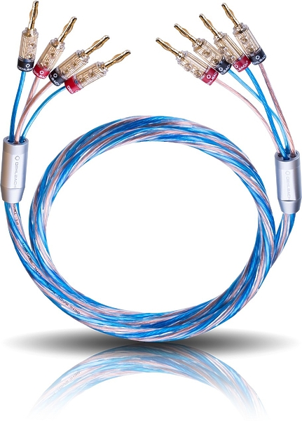 Акустический кабель Oehlbach EXCELLENCE Bi Tech 4 speakercable, 2x2m 4->4 Banana, D1C10822 артикул 281209Si-1