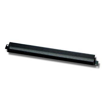EuroMet EU/R-F1  02014 Рэковая защитная панель с перфорацией, 1U, сталь черного цвета артикул 121325Si-1