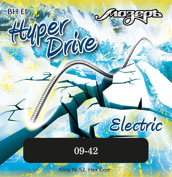 Струны для электрогитары Мозеръ HyperDrive BH-EL артикул 291491Si-1