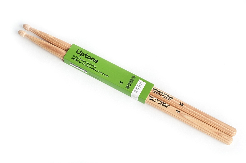Барабанные палочки UPTONE American Premium Quality Hickory Drum Stick 5B артикул 259423Si-1