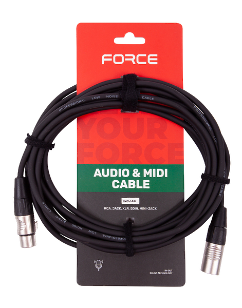 Кабель микрофонный / коммутационный FORCE FMC-14/6 артикул 265692Si-1