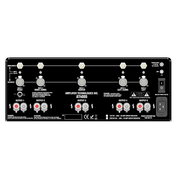 Усилитель мощности ATI AT 4005 артикул 145956Si-1 фото 3
