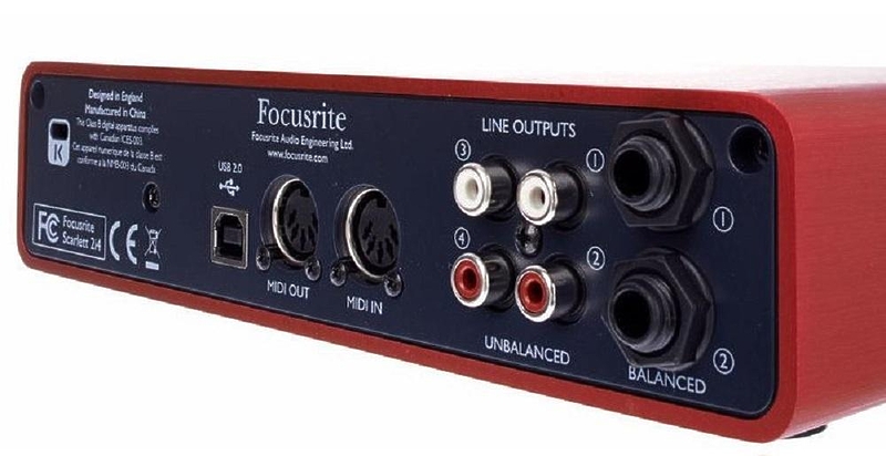 FOCUSRITE Scarlett 2i4 2nd Gen USB артикул 292270-1 фото 5