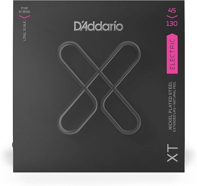 Струны D'Addario XTB45130 SET 5STR BASS XT NKL 45-130 L (5 шт) артикул 274020Si-1 фото 3