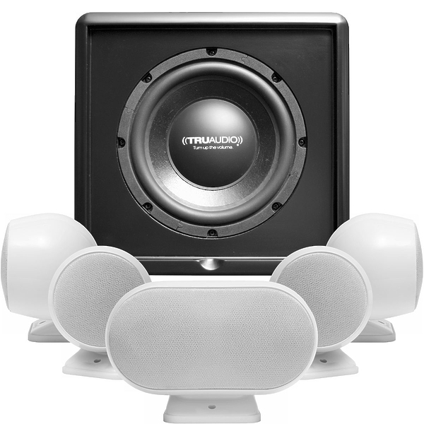 Комплект акустики TruAudio SAT3-5.1-CSUB-WT артикул 234077Si-1