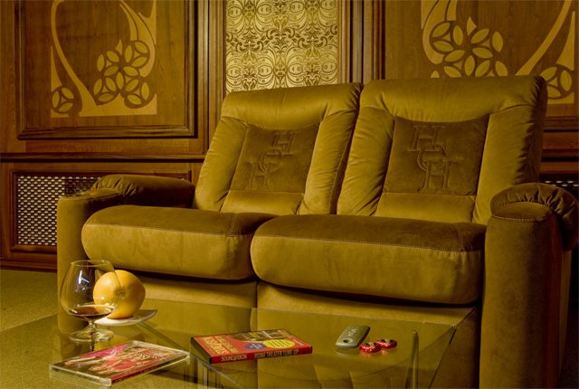 Кресло для домашнего кинотеатра Home Cinema Hall Classic Консоль увеличенная с баром (охлаждающий э артикул 102279FV-1 фото 4
