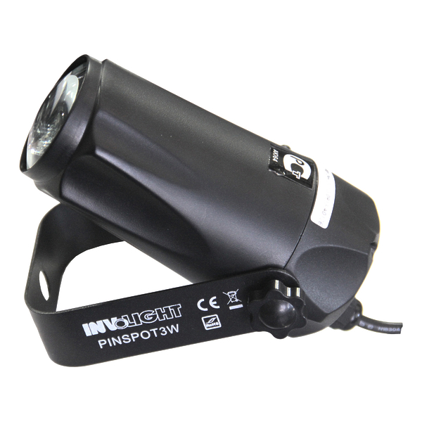 Световое оборудование Involight PINSPOT3W артикул 179639Si-1 фото 4