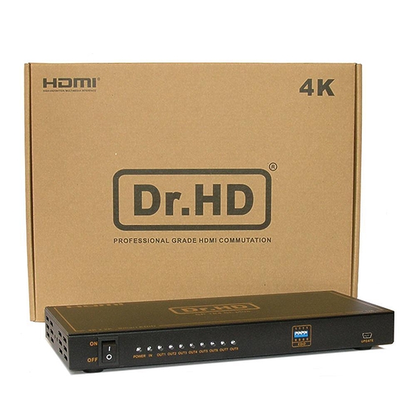 Dr.HD HDMI делитель 1x8 / Dr.HD SP 184 SL Plus артикул 403816-1 фото 5