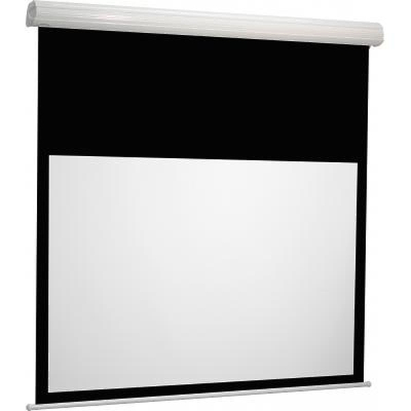 Экран Euroscreen Diplomat Electric Video (4:3) 270*210cm (VA260*195) GreyLight case white артикул 142873Si-1