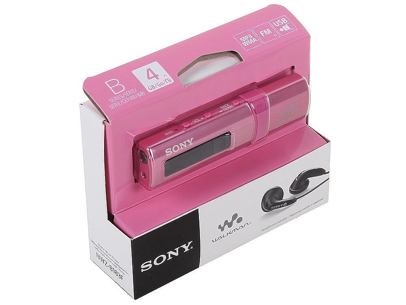 Плеер Sony NWZ-B183F розовый артикул 148020Si-1 фото 5