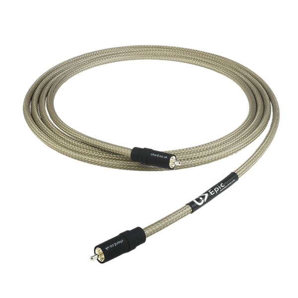 Кабель межблочный аудио Chord Company Epic Subwoofer RCA 5m артикул 240358Si-1