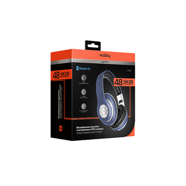 Наушники Nobby Expert L-950 NBE-BH-42-75  небесный артикул 189248Si-1 фото 4