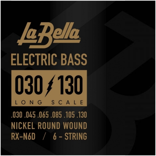 Струны для шестиструнной бас-гитары La Bella RX-N6C артикул 291197Si-1