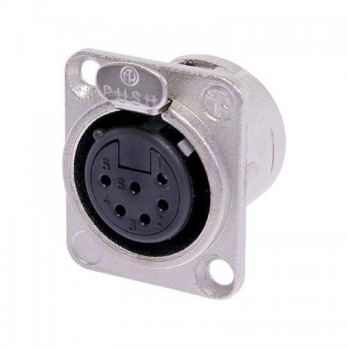 Разъем Neutrik NC6FD-L-1 артикул 283671Si-1