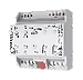 Контроллер 2/4-х трубных фанкойлов Zennio ZCL-FC010F KNX MAXinBOX FC 0-10V FAN, 2 канала управления вентилятором 0-10В, 4DO 16А/140мкФ/230В, 4хAI/DI, 2 термостата, 10 логических функций, функции времени, ручное управление, LED индикация, на D